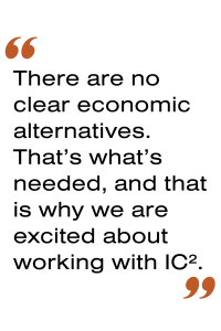 Quote from Anne Rolfe about IC2 initiative