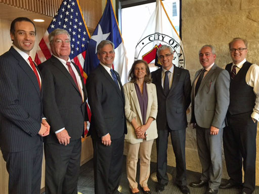Portuguese Ambassador Vital visits Austin City Hall