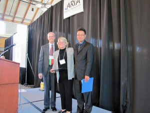 Linda Golden receives ARIA Award