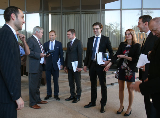 Slovakian delegation at the IC² Institute