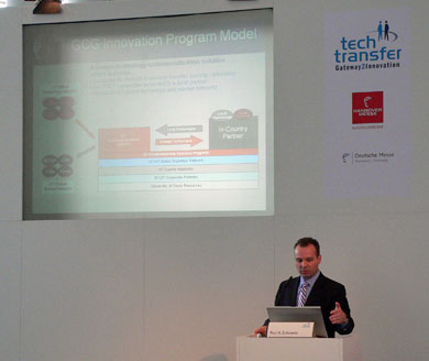 Paul Zukowski at the Hannover Messe 2011
